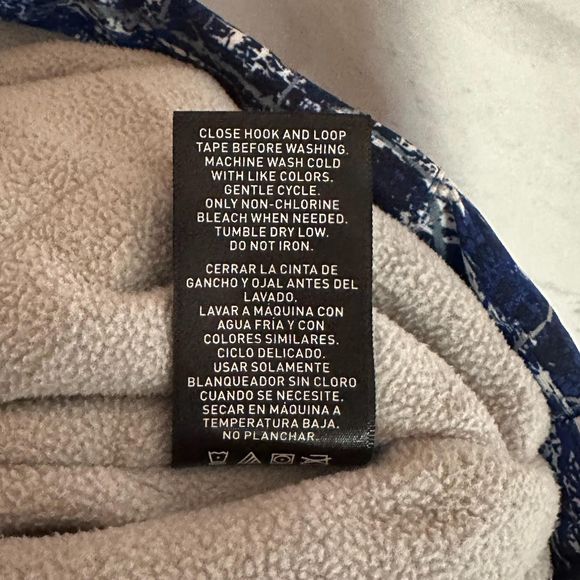 Swiss Tech Blue and White Coat, Large, Pre-owned - Picture 9 of 9